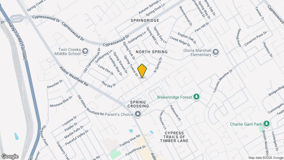 23906 Spring Towne Dr Map and Location Details