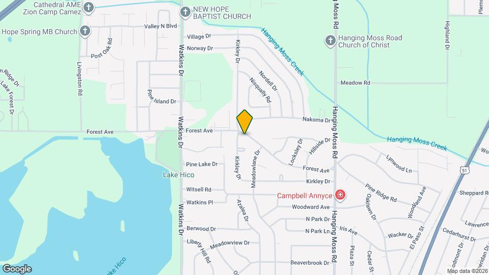 755 Forest Ave Map and Location Details