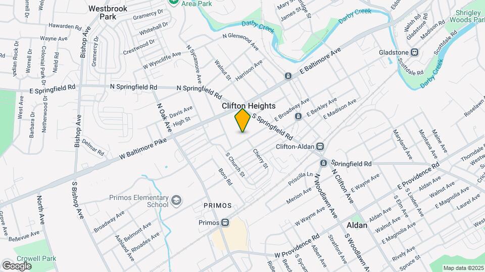 105 W Broadway Ave Map and Location Details