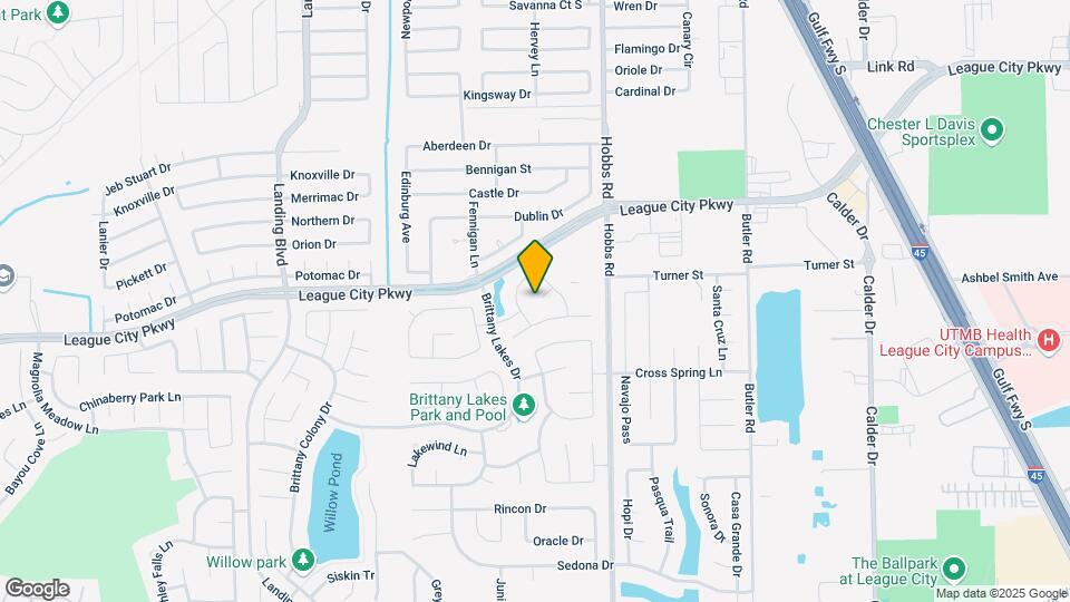 2107 Crossbay Ct Map and Location Details