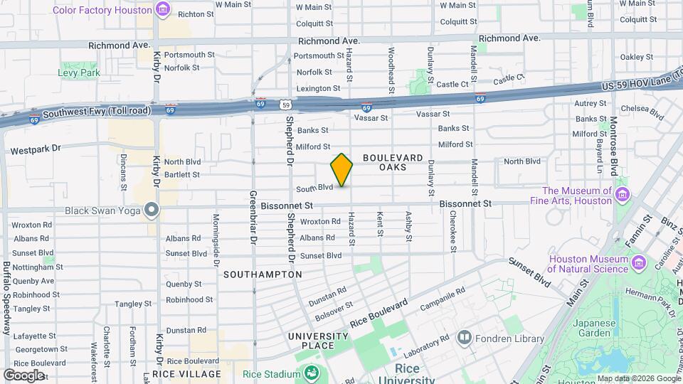 2011 South Blvd Map and Location Details