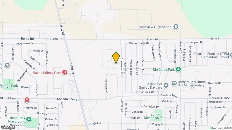 6810 Yellowstone Dr Map and Location Details