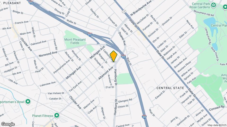 305 Altamont Ave Map and Location Details