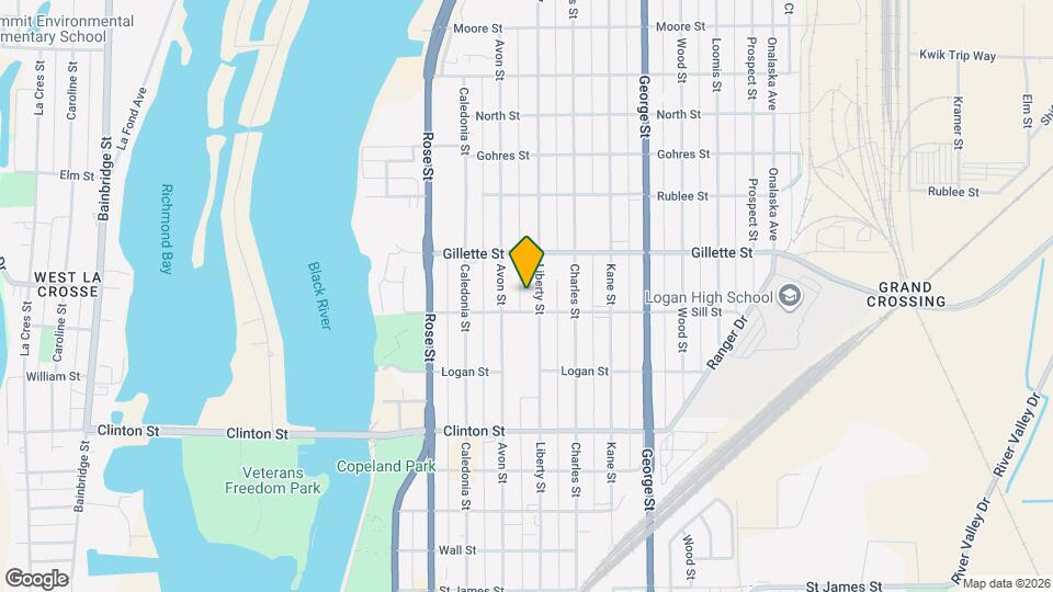 1513 Liberty St Map and Location Details