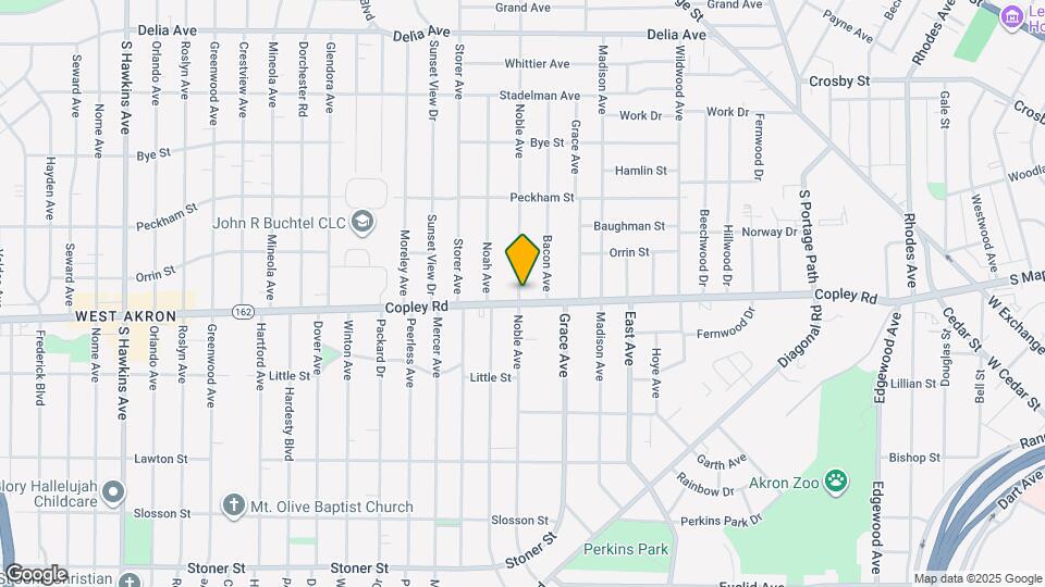 884 Copley Rd Map and Location Details