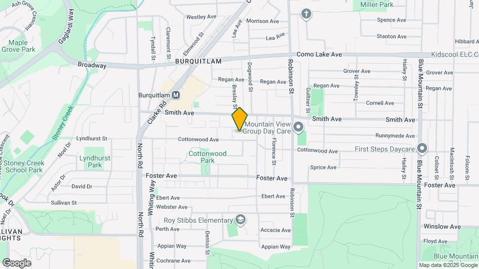 629 Cottonwood Av Map and Location Details