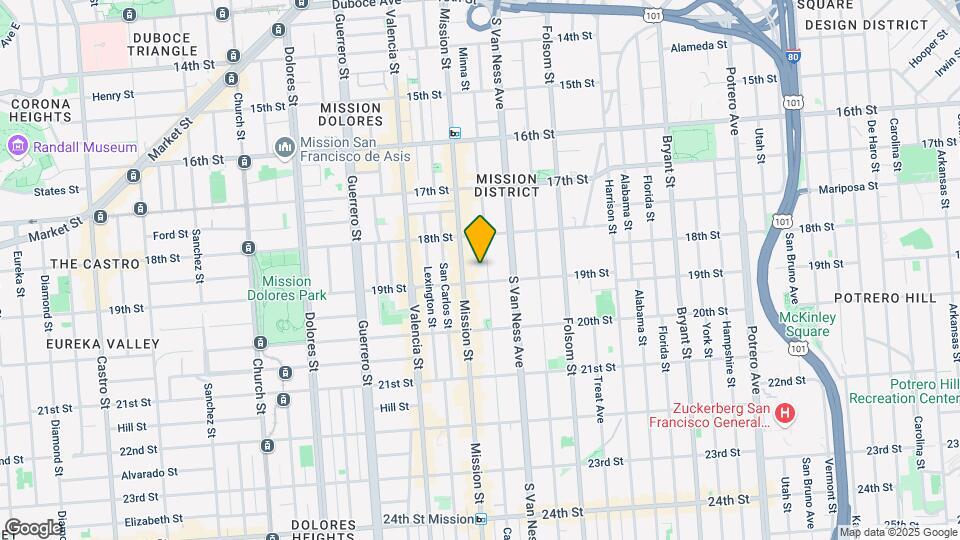 376-378 Capp St Map and Location Details