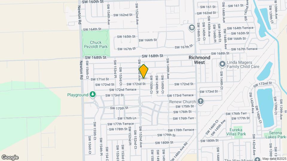 15142 SW 171st St Mapa y Detalles de la Ubicación