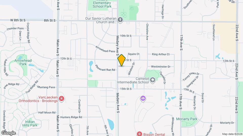 1012 Castlewood Dr Map and Location Details