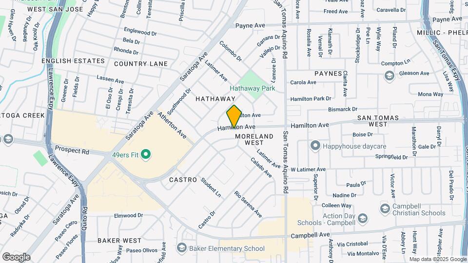 4482 Hamilton Ave Map and Location Details
