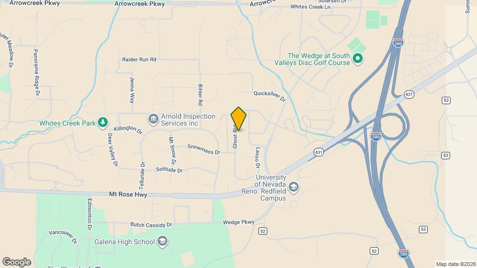 14350 Ghost Rider Dr Map and Location Details