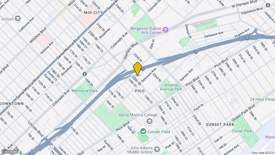 1823 20th St Map and Location Details