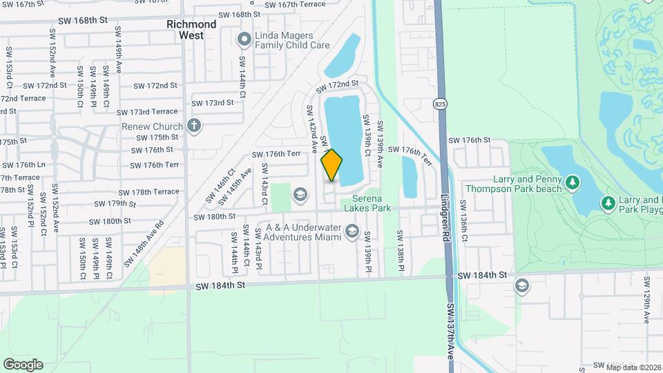 14042 SW 178th St Map and Location Details