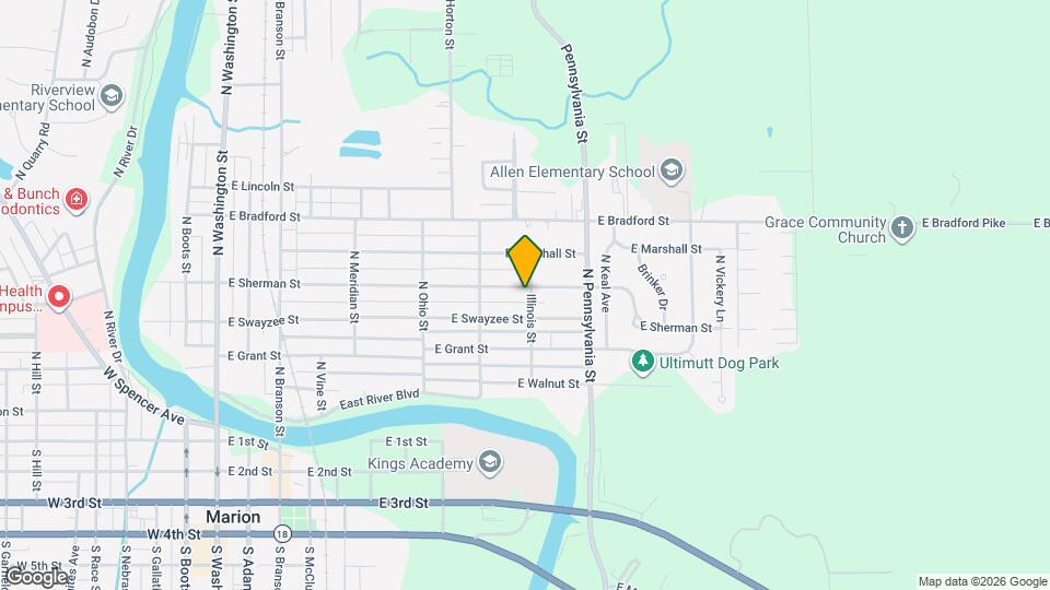 730 E Sherman St Mapa y Detalles de la Ubicación