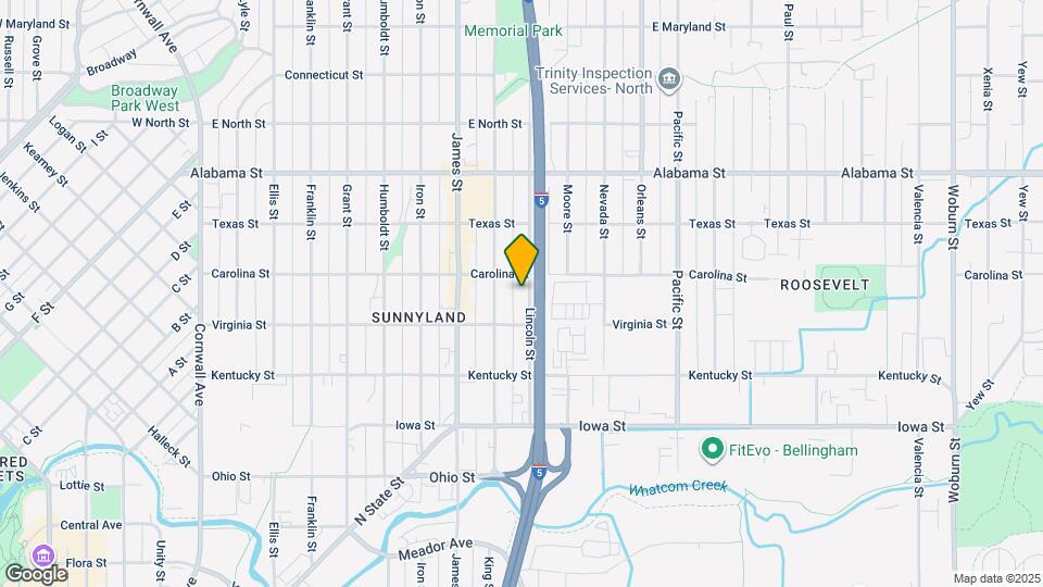 2223 Lincoln St Map and Location Details
