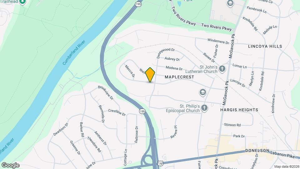2249 Maplecrest Dr Map and Location Details