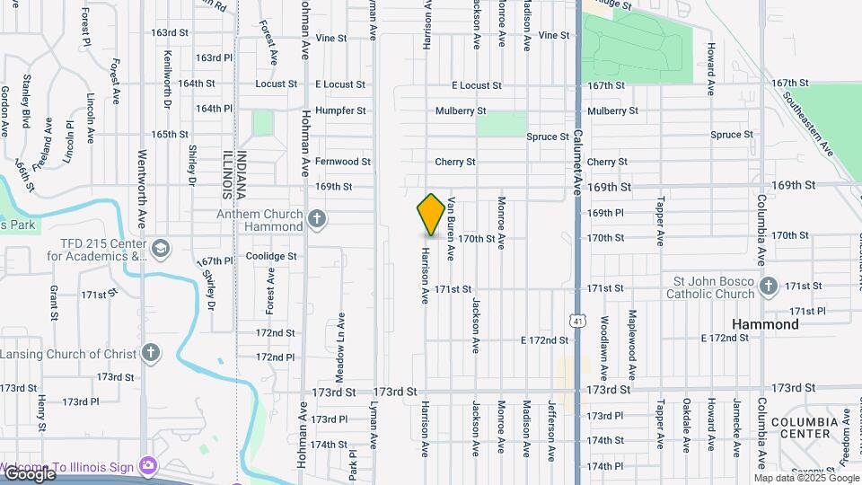 7005 Harrison Ave Map and Location Details