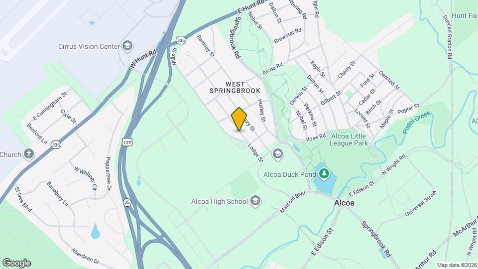 1535 Lodge St Map and Location Details