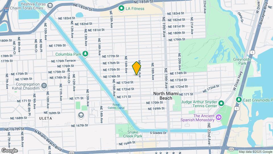 1674 NE 174th St-Unit -REAR Map and Location Details