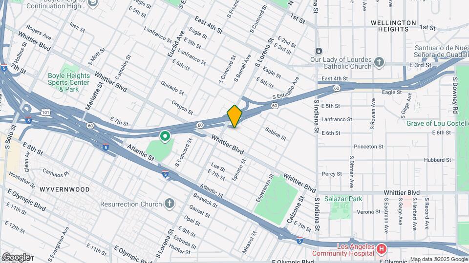 3420 Percy St Map and Location Details