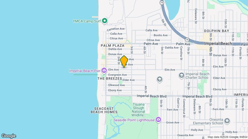 233 Elm Ave Map and Location Details