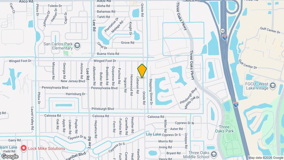 17444 Oriole Rd Map and Location Details