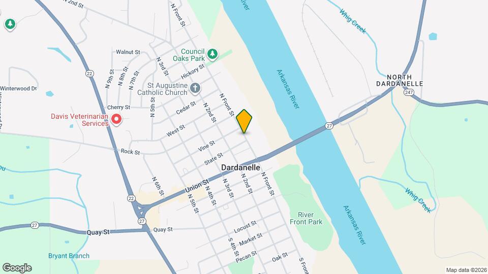 605 N Front St Map and Location Details