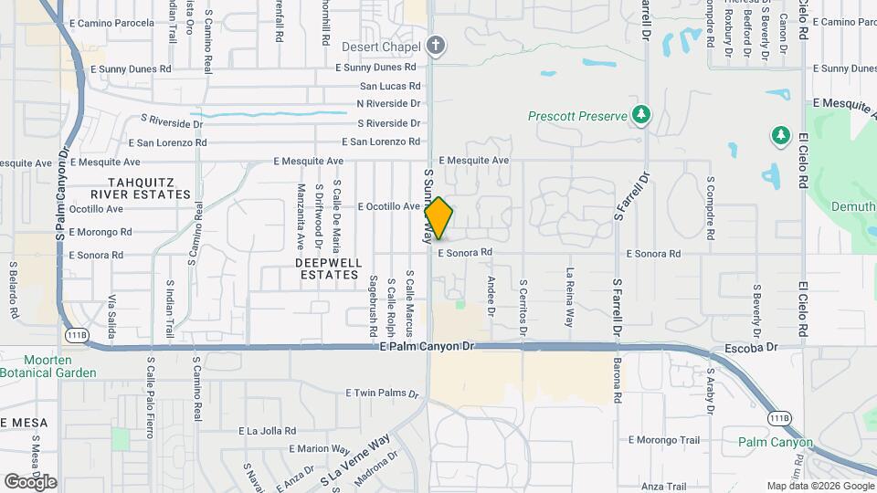 1710 E Sonora Rd Map and Location Details