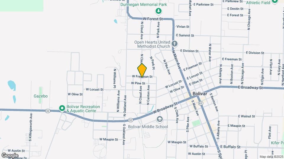 446 N Claud Ave Map and Location Details