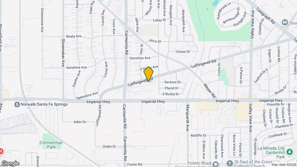 13522 Leffingwell Rd Mapa y Detalles de la Ubicación