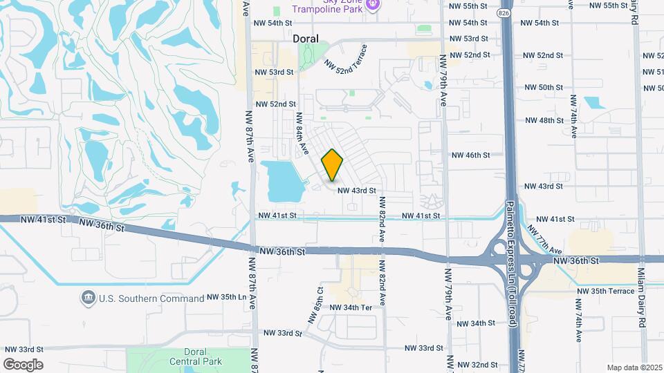 8381 NW 43rd St Mapa y Detalles de la Ubicación