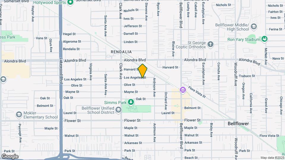 9526 Los Angeles St Map and Location Details