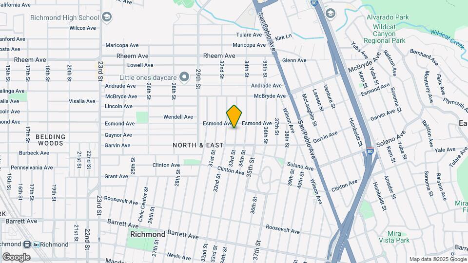 851 33rd St Map and Location Details