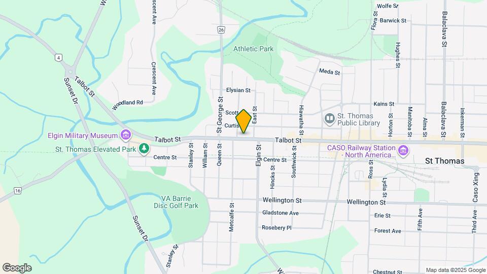 539 Talbot St Map and Location Details