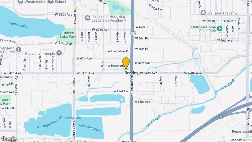 3035 W 64th Ave Map and Location Details