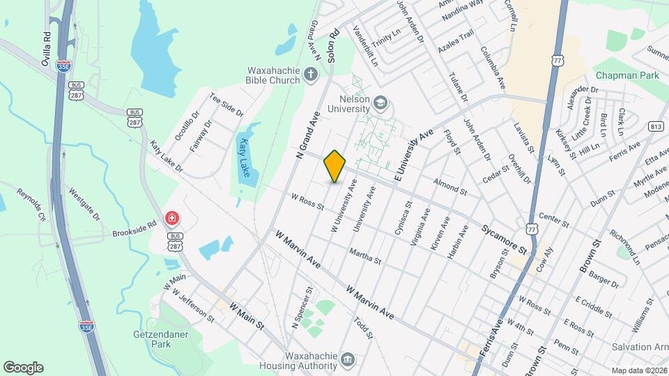 614 Highland Ave Map and Location Details