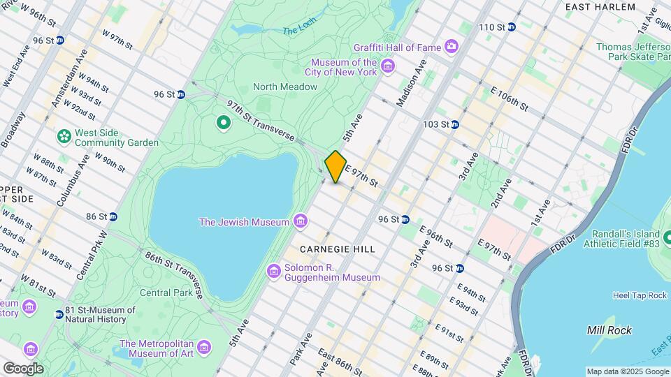 8 E 96th St Map and Location Details
