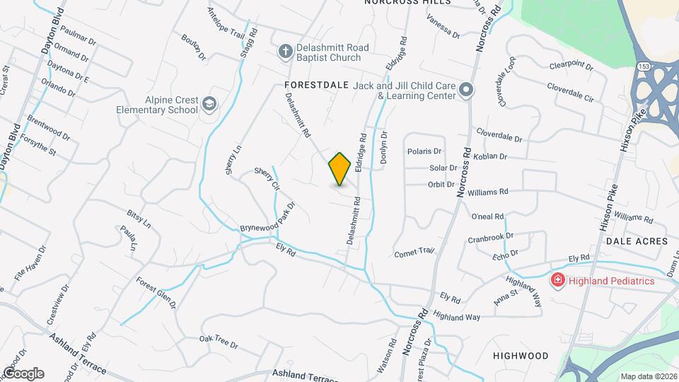 4405 Delashmitt Rd Map and Location Details