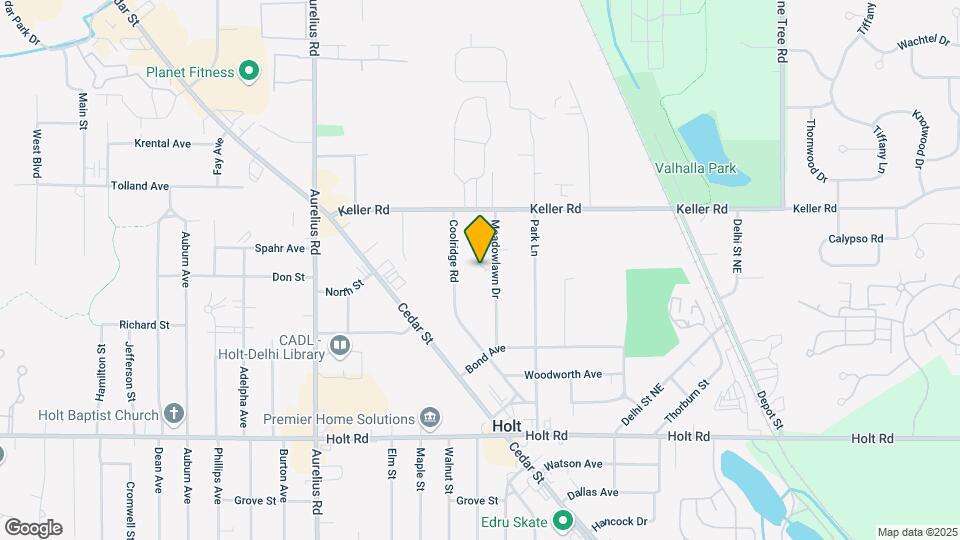 2193 Meadowlawn Dr Map and Location Details