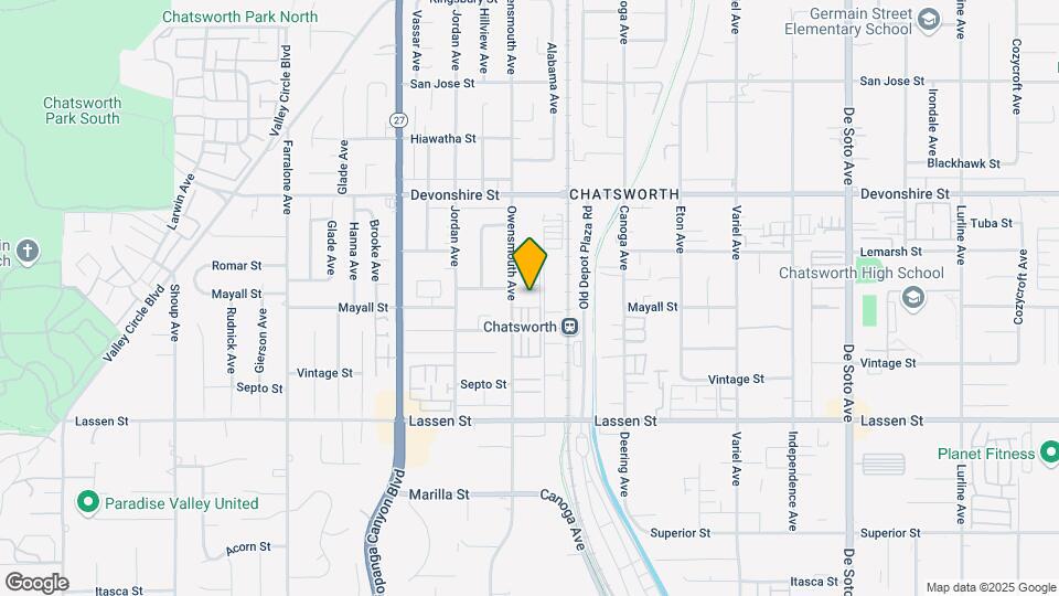 21621 DuPont St Map and Location Details