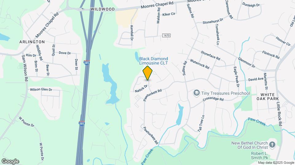 6415 Pennacook Dr Map and Location Details