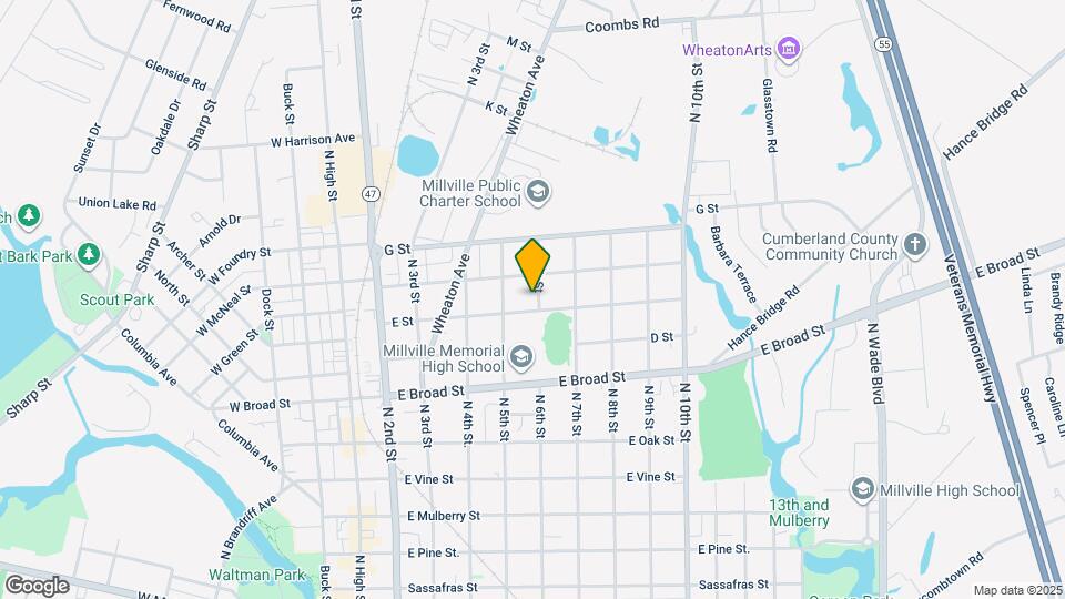 804 N 6th St Map and Location Details