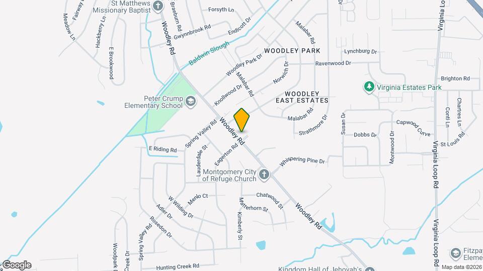 3633 Woodley Rd Map and Location Details