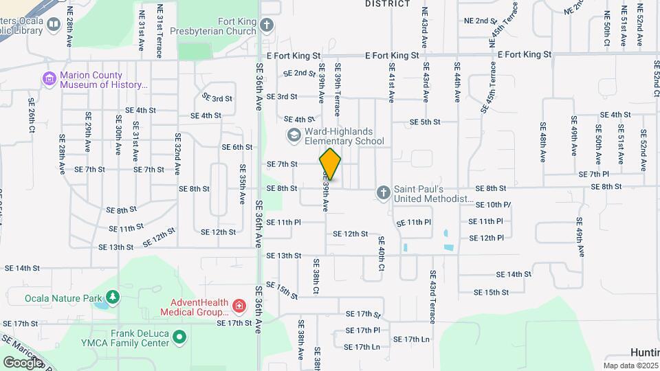 3909 SE 8th St Map and Location Details