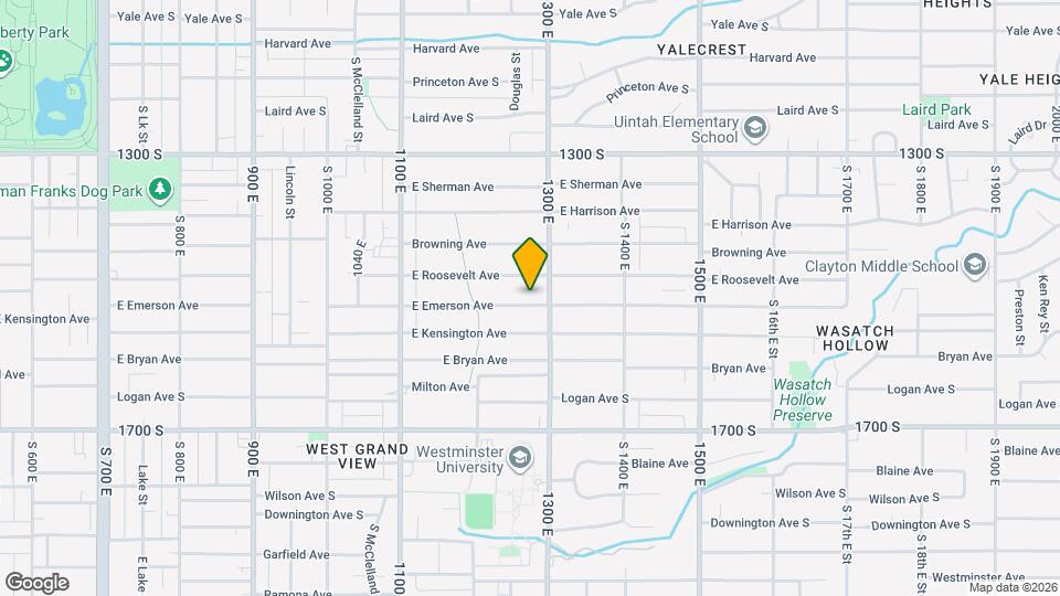 1263 E Emerson Ave Map and Location Details