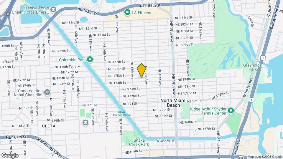 1671 NE 174th St Map and Location Details