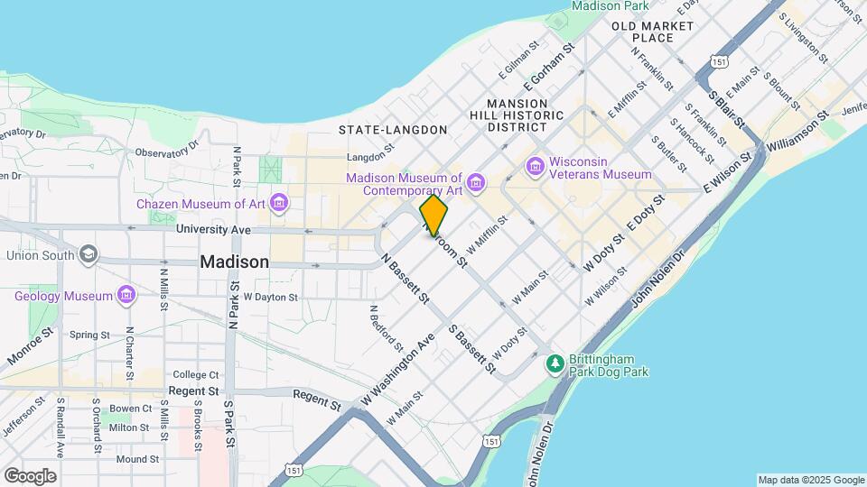 402 W Dayton St Mapa y Detalles de la Ubicación