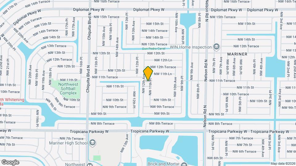 1104 NW 11th Pl Map and Location Details