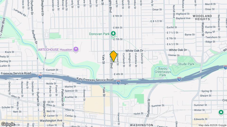 102 E 5th St Map and Location Details