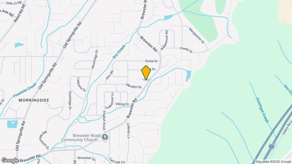 1808 Brewster Rd Map and Location Details